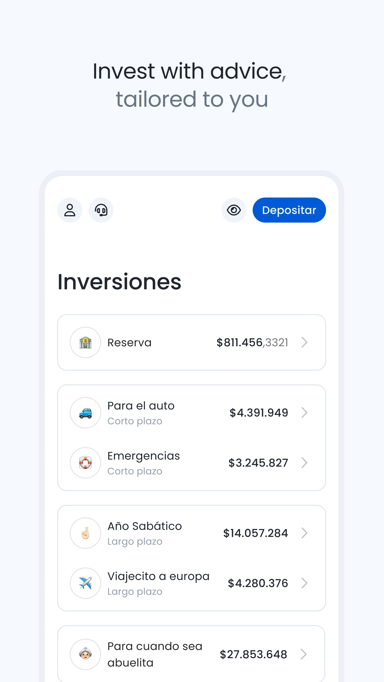 Fintual: Invest & save money screenshot