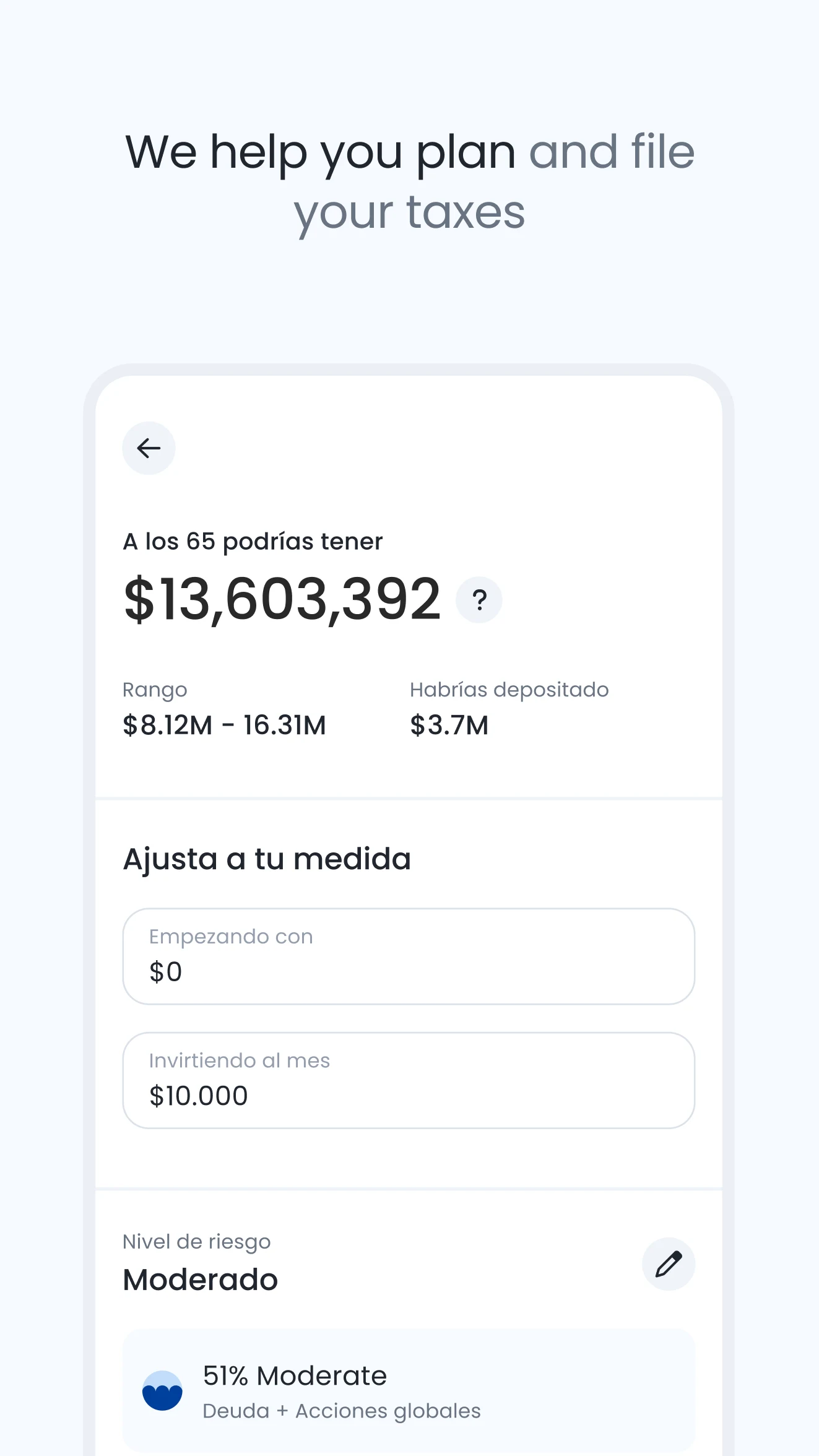 Fintual: Invest & save money screenshot